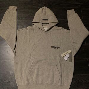 Fear of God Essentials Men's Tan Hoodie